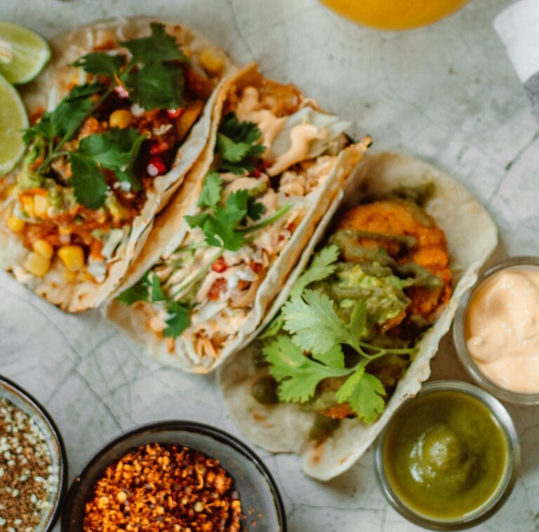 Creamy taco sauce that can be used as an alternative to sour cream. Dairy-free.