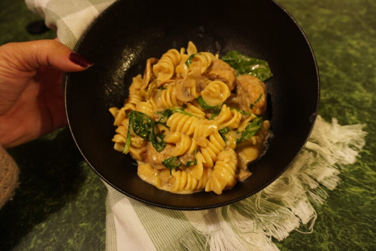 Asian Meatballs & Creamy Stroganoff Meatball Pasta